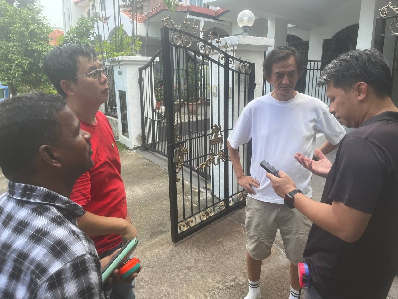 On-site review with the homeowners
